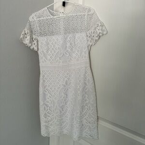 Club Monaco - White Lace Dress